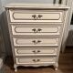 Painted weekly commode