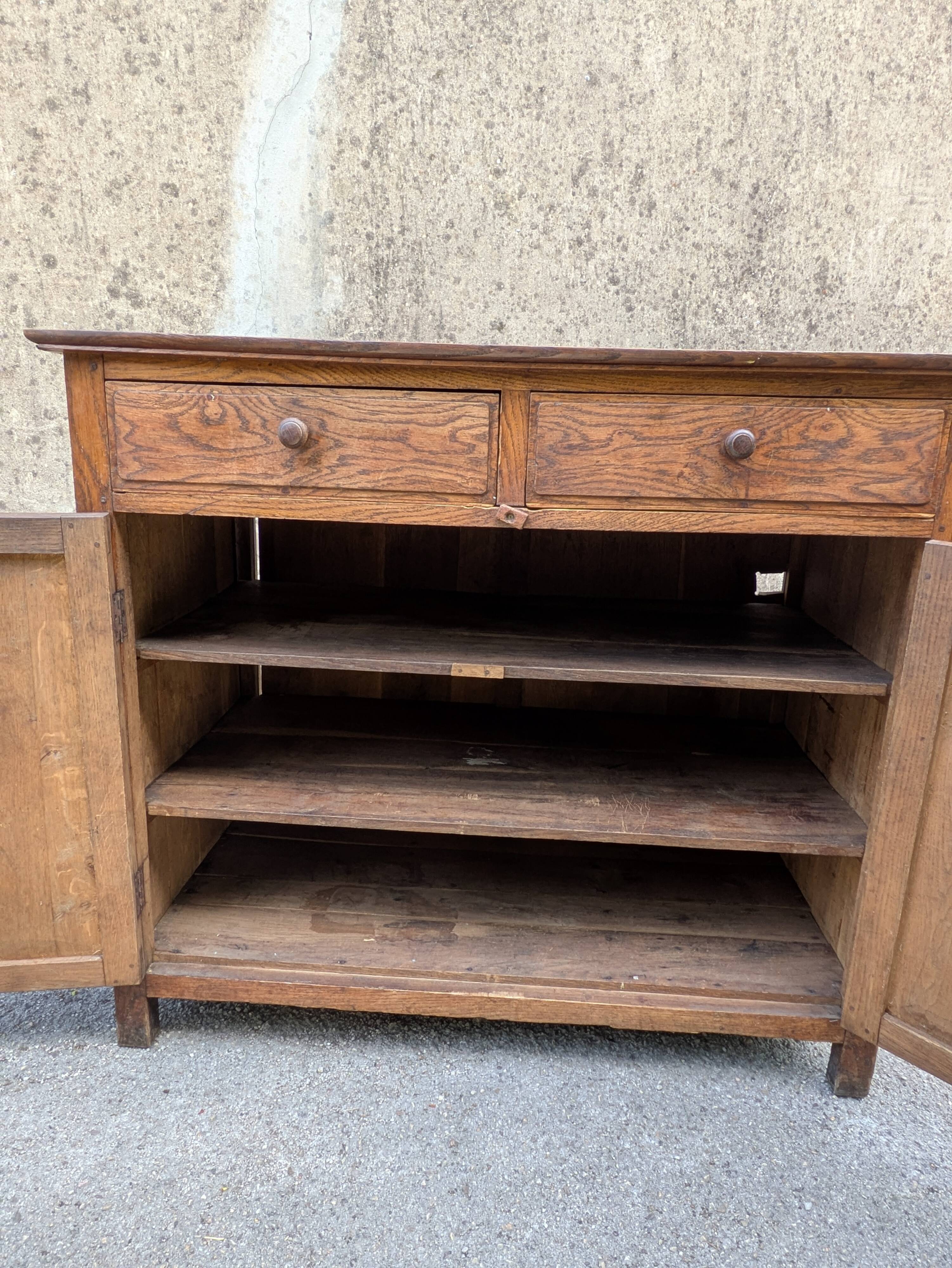 Rustic French buffet before 1900