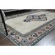 1970s Vintage Turkish Handmade Wool & Cotton Beige Area Rug 158x246