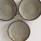Lot 4 mugs & sous-tasses grès émaillé vintage années 70
