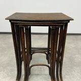 Nest tables Secession No. 958 by Siegel or Kolo Moser, produced by J&J Kohn.