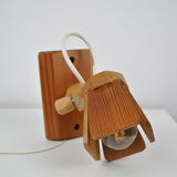 Pine wall lamp 1980