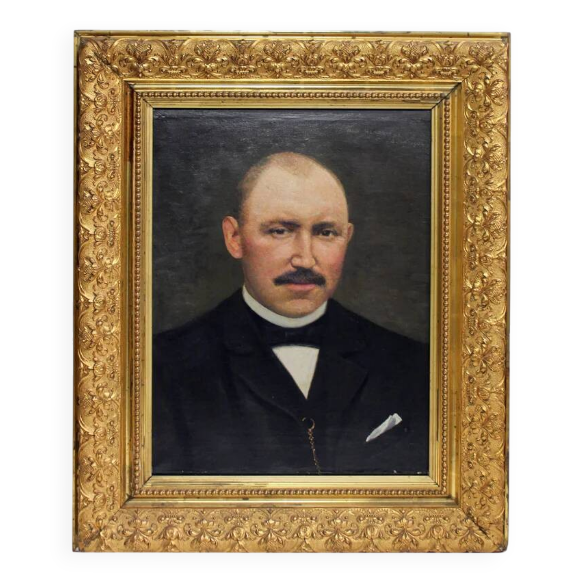 Early 20th century portrait painting of a gentleman by W.N. Hendrikse