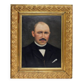 Early 20th century portrait painting of a gentleman by W.N. Hendrikse
