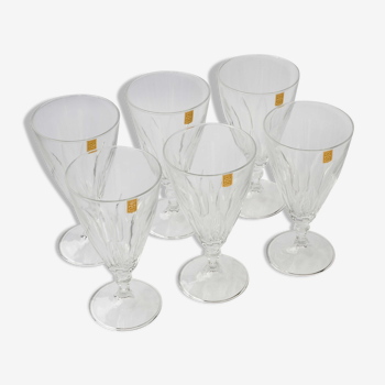 Set of 6 antique glasses