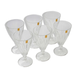 Lot de 6 verres anciens