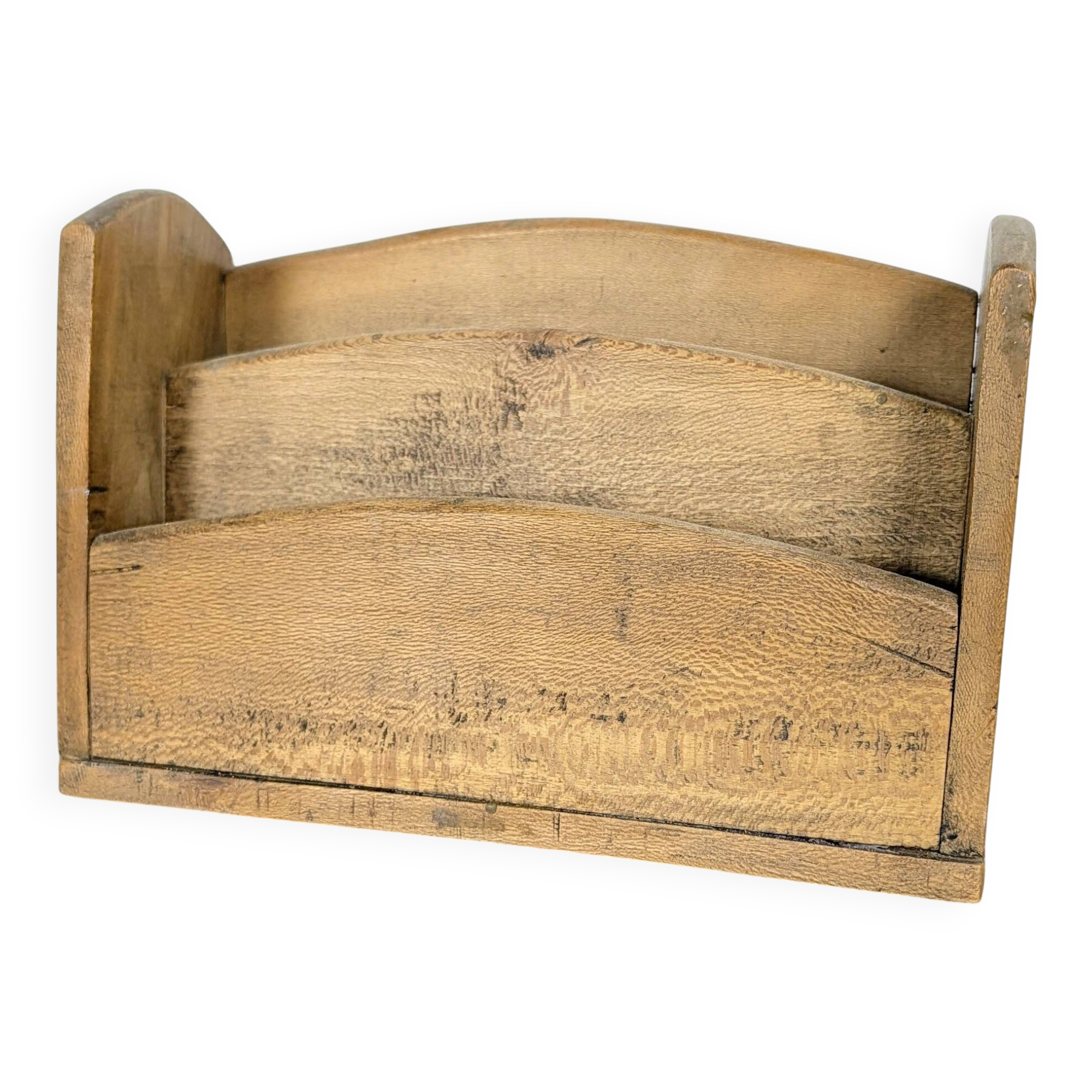Vintage wooden mail sorter