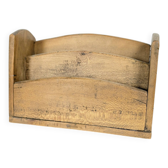 Vintage wooden mail sorter