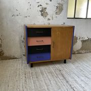 Colorful chest of drawers furniture 60s