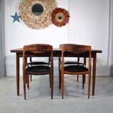 Extendable rosewood dining table year 60