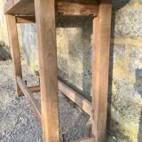 Solid wood carver's workbench