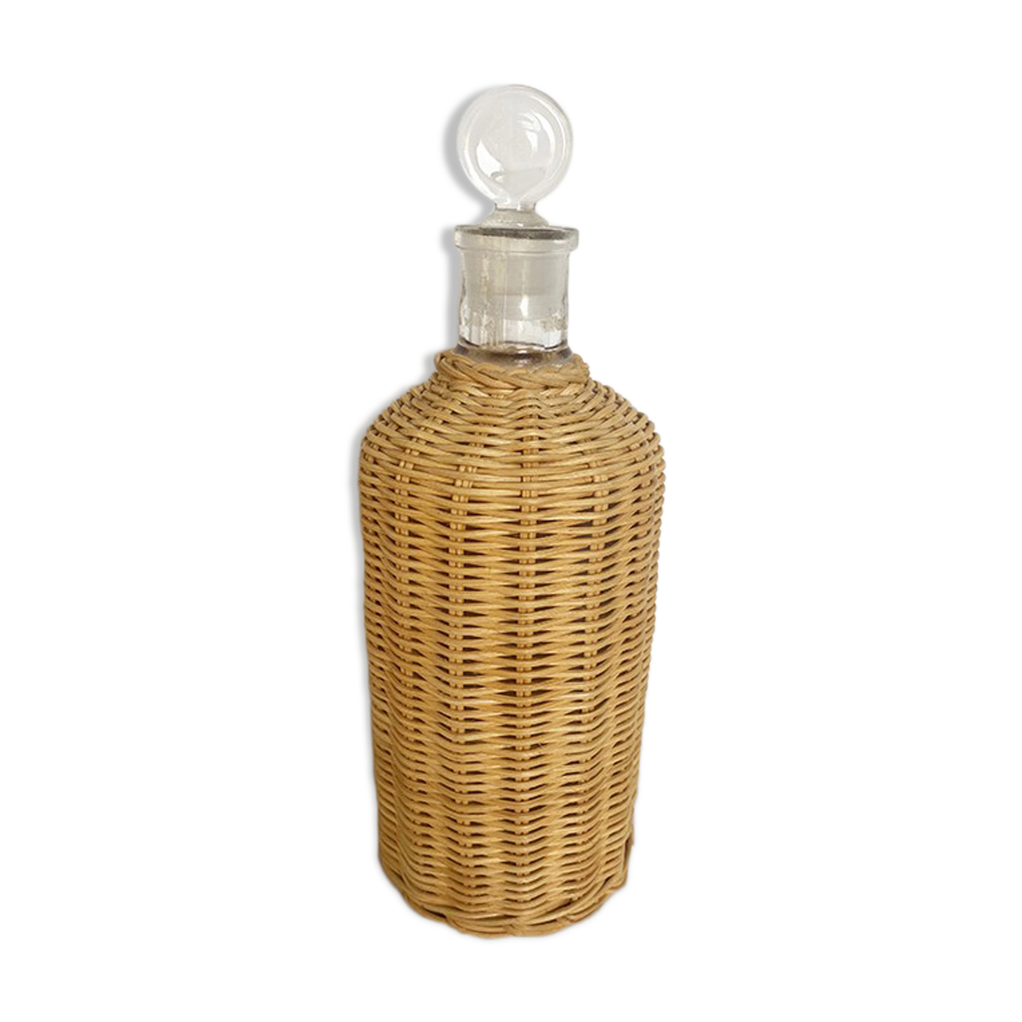 Rattan carafe