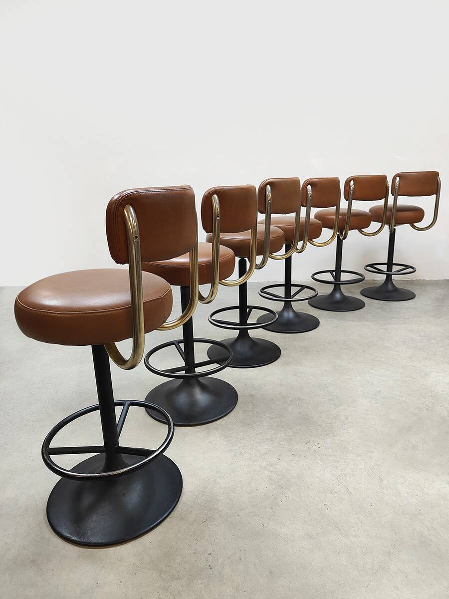 Vintage bar stools by Swedish designer Borje Johanson