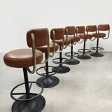 Swedish design bar stools vintage Borje Johanson