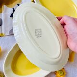 Set of 3 vintage ravines Salins Soleil collection