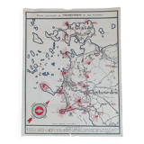 Tourist map of Trebeurden / Brittany