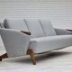 Danish design by Arne Hovmand-Olsen, 3-seater sofa model 490, reupholstered