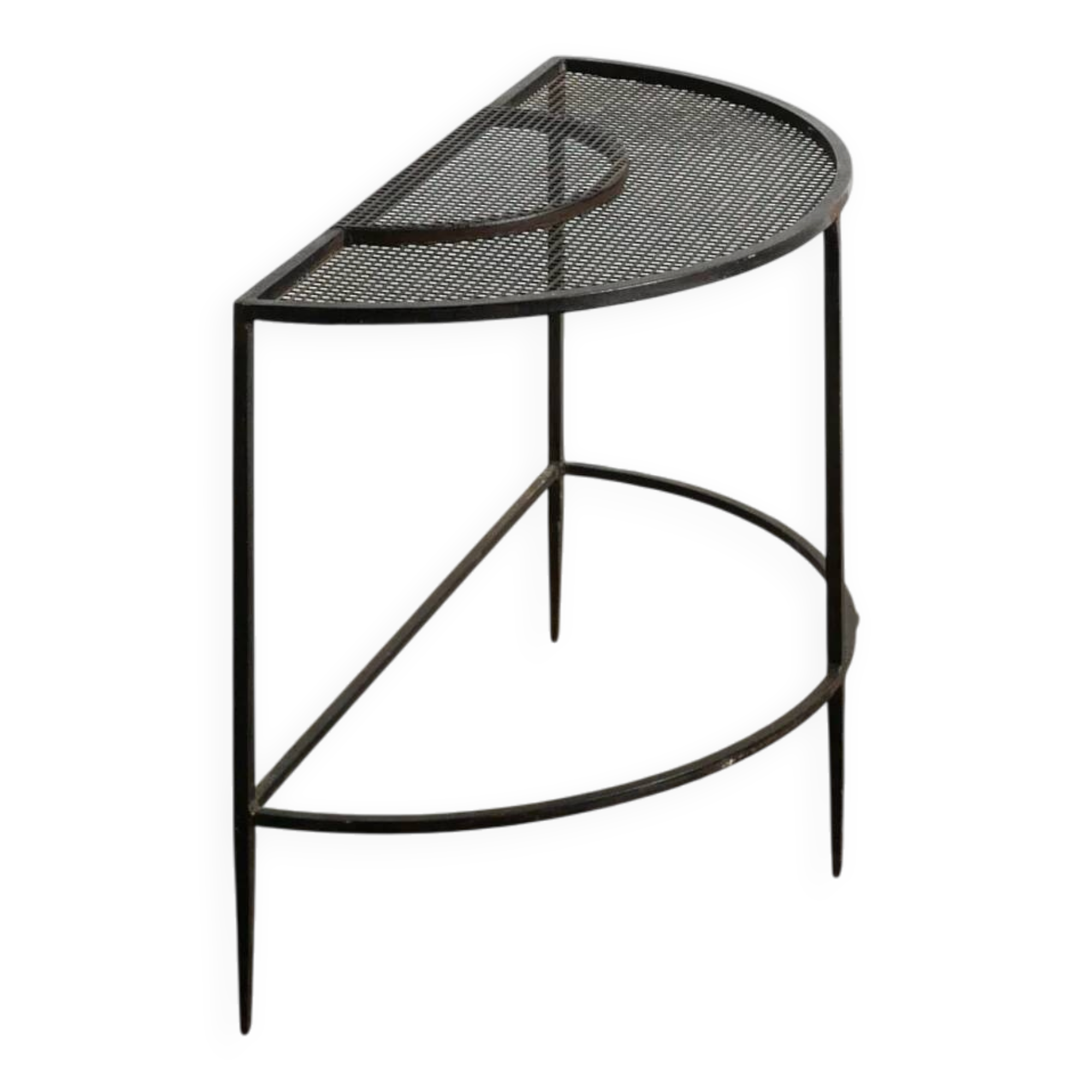 Decorative French Mid Century Side Console Table by Mathieu Matégot, 1950s