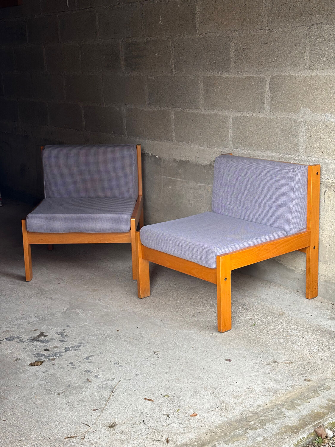 Baumann Esterel model armchairs, 1982