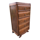Vintage oak chest of drawers with 5 drawers
