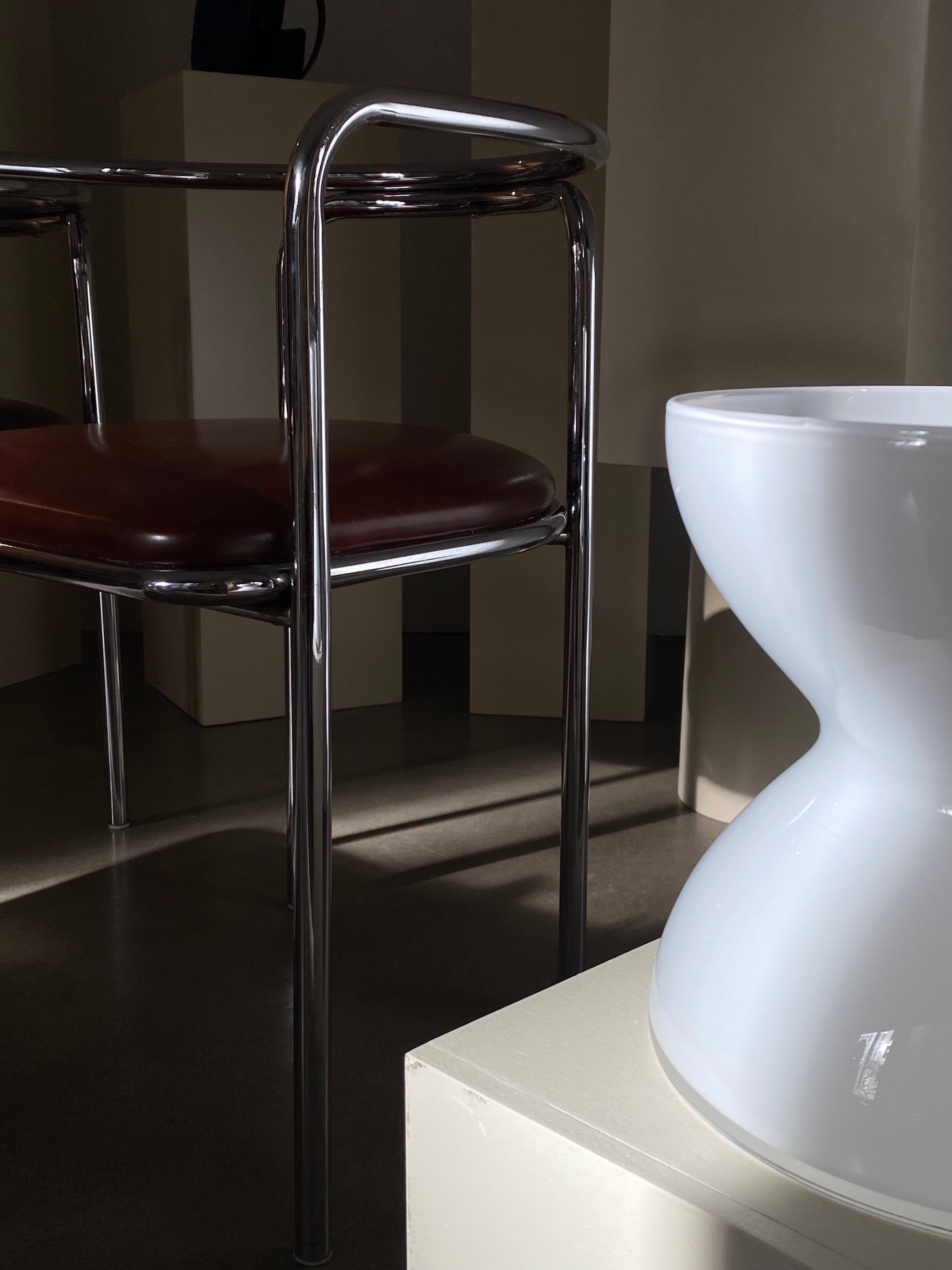 Tubular chrome chairs