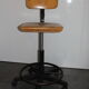 Old office, workshop, industrial chair with wheels