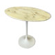 Guéridon ovale Eero Saarinene design Knoll international 1970 marbre original