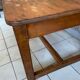 Solid wood farmhouse table