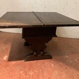 Console table in carved oak XX century