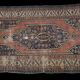 Persian carpet Maslaghan, 124 cm x 198 cm, Iran, hand knotted wool, 19th Century