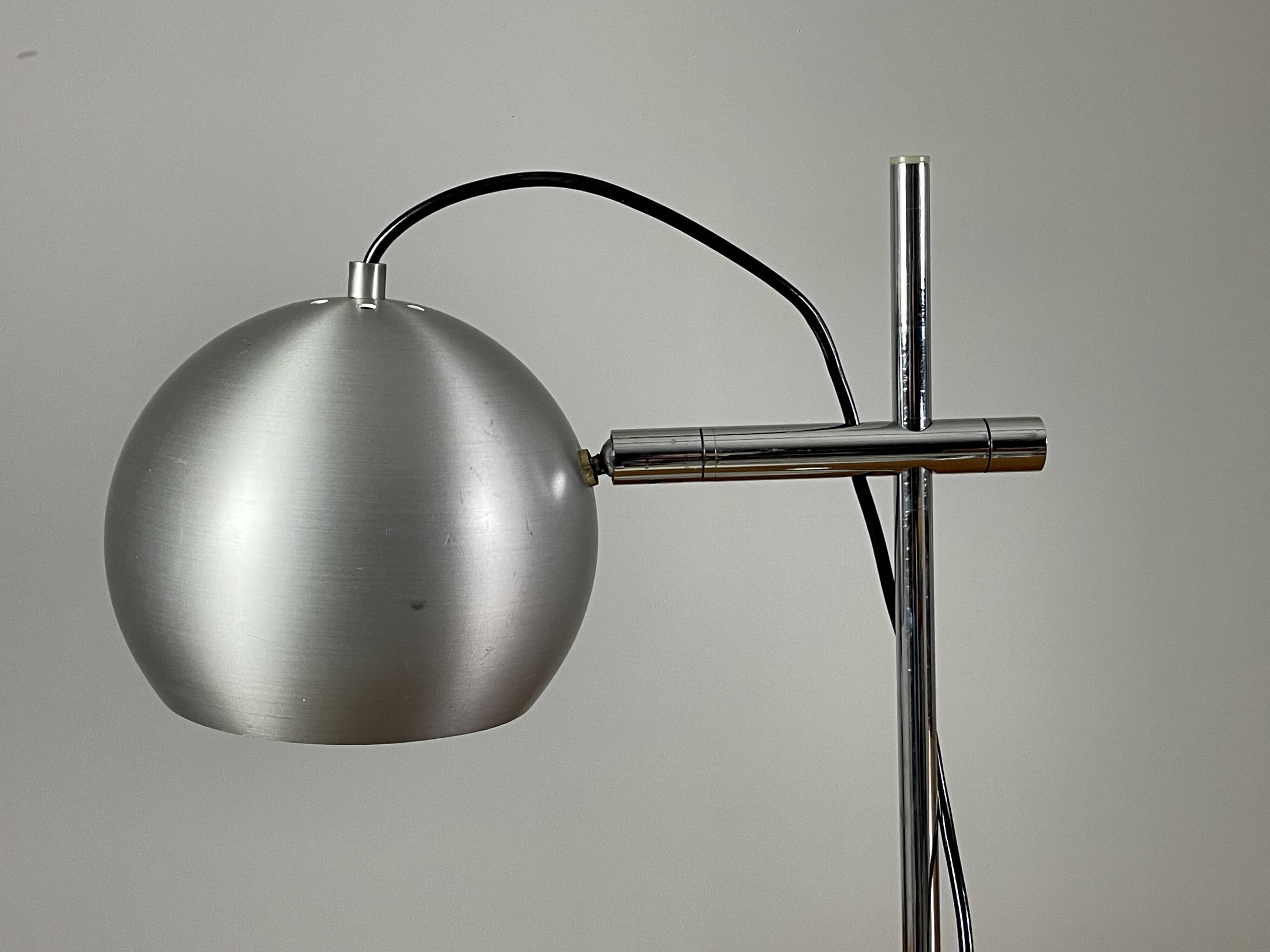 Vintage metal lamp from the 1970s