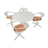 Space Age Dining Set by Konrad Schäfer for Interlübke, Set of 5