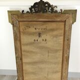Old golden mirror