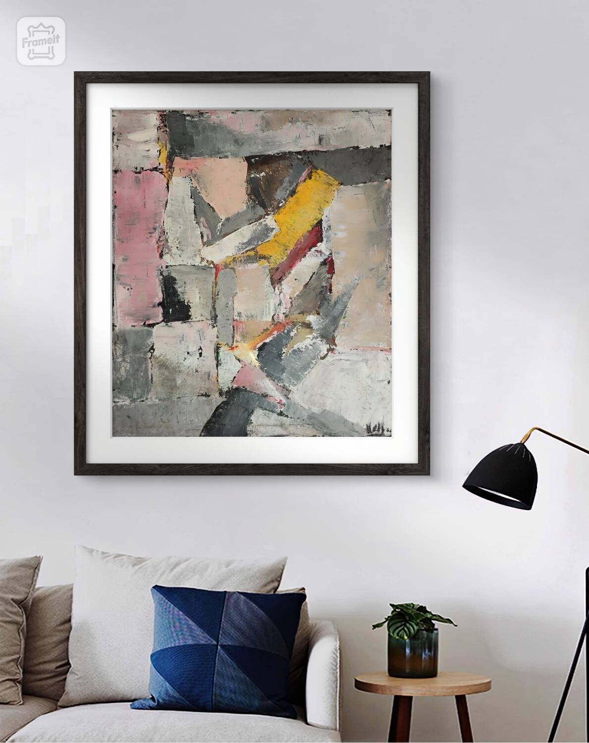 Old painting dated 1966