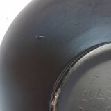 Black ceramic handle vase