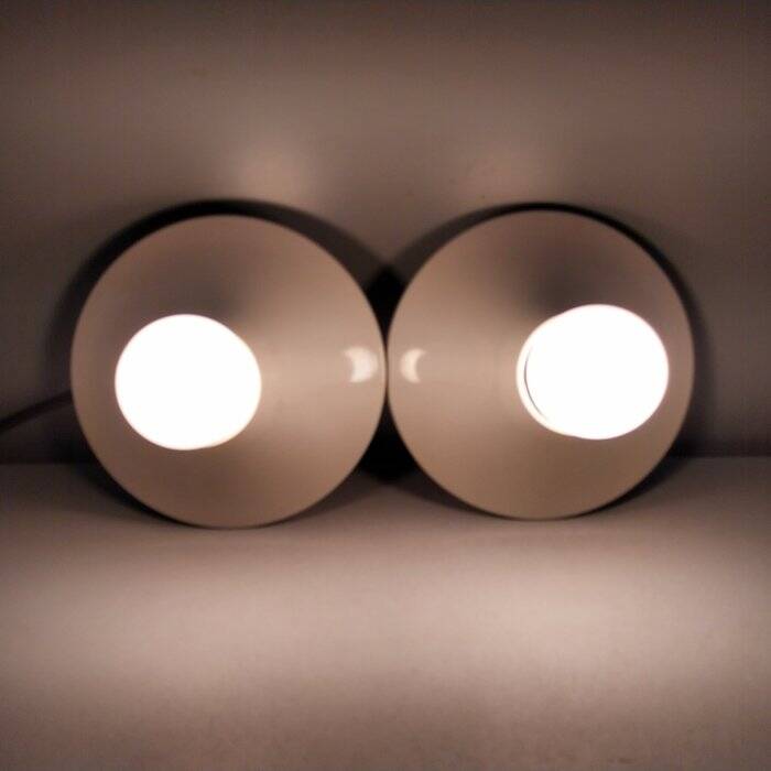 Pair of "Teti" wall lights Vico Magistretti, Artemide