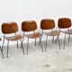 Mid century italian dining chairs 1960s