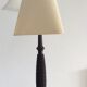 Large vintage lamp 70s wooden