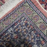 Handmade vintage Indian Agra rug 121cm x 183cm 1960s