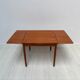 1960s vintage mid-century Danish teak extendable dining table by Poul Hundvad for Hundevad & Co.