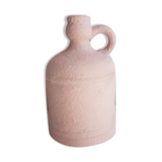 Carafe broc effet terre cuite rose pastel