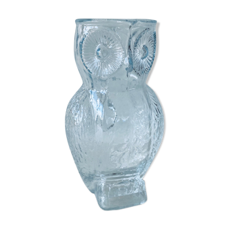 Vintage glass pitcher owl shape