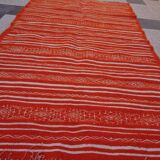 Orange and white carpet, 185x110cm