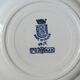 Set of 6 dinner plates of St. Amand, blue decoration