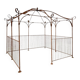 Gloriette, arbour, wrought iron pergola