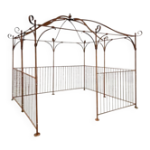 Gloriette, tonnelle, pergola en fer forgé