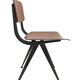 Vintage Eromes Marko school compass Chair set of 4