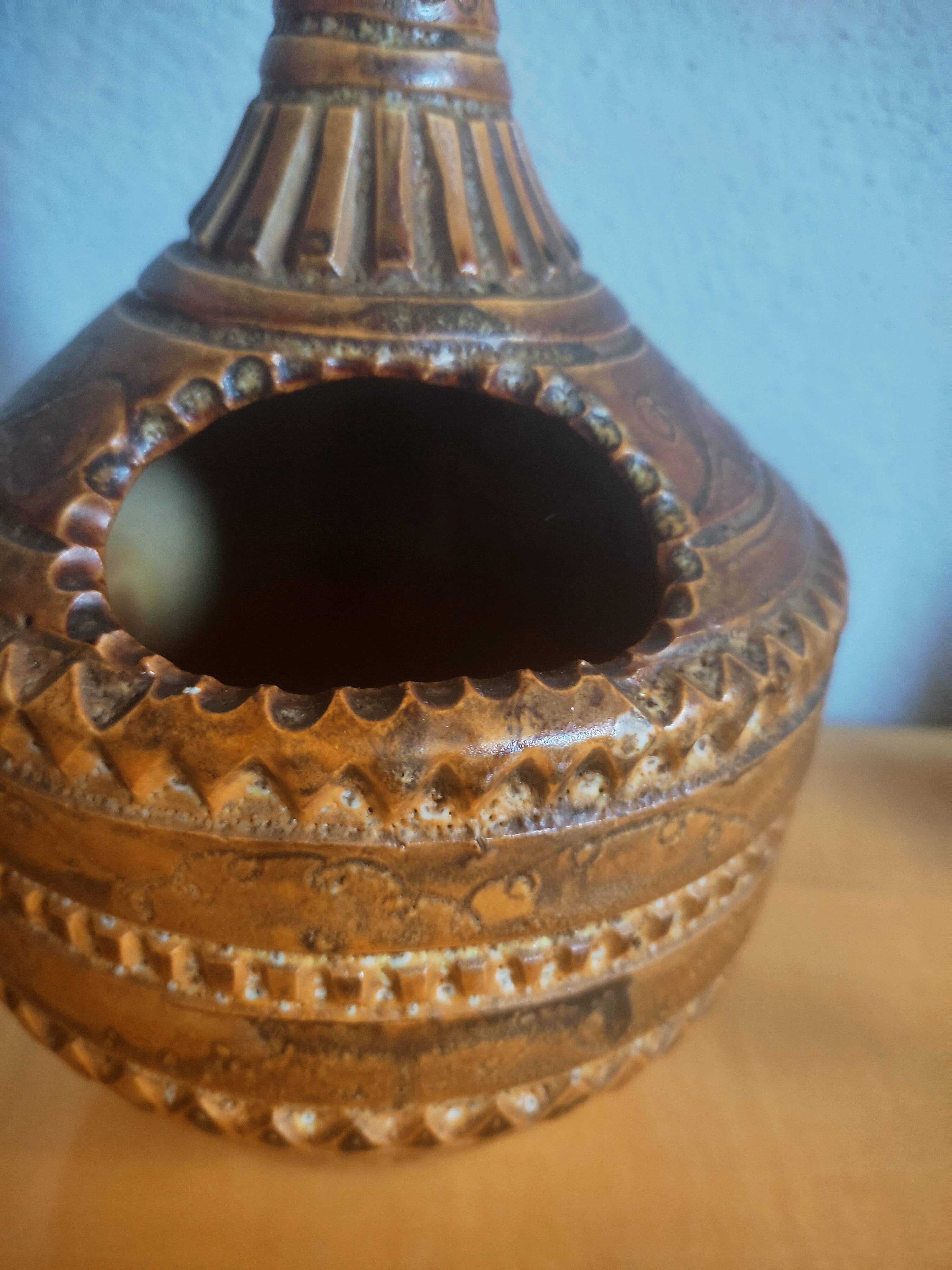 Ceramic decanter by Marius Bessone