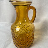 Amber glass carafe