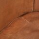 Vintage sheepskin club armchair in a beautiful light cognac colour
